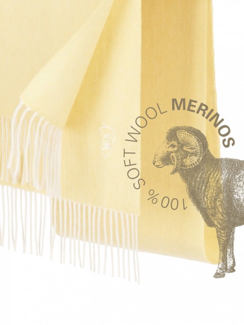 ALFORD-SABIEN, длиный ШАРФ из мягчайшей шерсти MERINOS из пряжи средней тяжести, однотонная коллекционная линия UNITON-PLURALISM (Много-гранности) FHs.W220_VN-2298/26.SAB